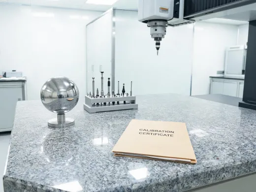 CMM calibration bench